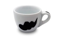 37173 Чашка espresso 75 мл Onda Black "Verona Millecolori Hand Painted Onda Black with Staffage Blac