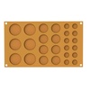 POIS Форма силіконова "Коло" ø45 h 8 mm - ø35 h 8 mm - ø20 h 8 mm