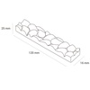 Форма для шоколада GOCCIA B 120x25 h16 мм (8 шт.)