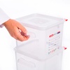 11852 Контейнер квадратний з кришкою, 4 л
