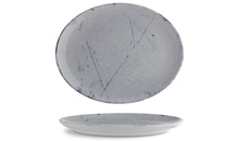ISC3020-K0008 Блюдо овальне 20*16 см серія "Isabelle" декор "Stone Blue"