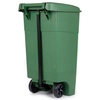BO993GREEN Мусорный бак зеленый 125 л
