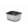 Емкость квадратная из нержавеющей стали 10х10 см