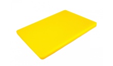 Доска разделочная двусторонняя LDPE 400×300×20 мм жёлтая