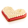 LEVEL HEARTS 580 Форма силіконова "серце" (основа 210х173 h 21 мм, верх 190х155 h 12,5 мм) 580 мл +