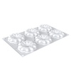 KIT 3D TARTE RING BLOOM Ø80 MM  Форма силіконова Ø80 h 20 мм + 6  кілець  (d 76,5 h, 17 мм) - 1*6 фо