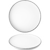 OPT2126-X9092 Тарілка кругла Grey 26 см серія "Optimo Picnic"