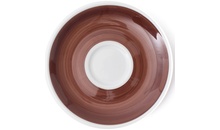 Блюдце espresso 12 см Brown для серий "Verona/Torino/Roma Millecolori Hand Painted"