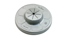 Крышка для чашки d 105 мм, цвет серебряный, каучук
