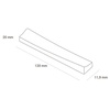 CH003 Форма для шоколаду ONDA B 120х20  h15 мм (10 шт.)