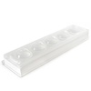 Форма для десертов MUL3D/ 58A+B 102 мл х 5 шт. (d 58 мм) + крышка
