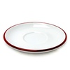 36115 Блюдце cappuccino, cappuccino large 14,5 см Pennellessa Red rims для серій "Verona", "Torino"