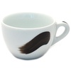 Чашка Cappuccino 180 мл Black stroke A "Verona Millecolori Hand painted Single brush stroke A with h