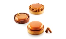KIT TARTE RING ROUND D80 MM Форма силіконова d 67  h 15 mm + 6  кілець  (d 80 mm, h 20 mm) - 1*6 фор