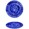 MIR2124-X8856 Тарілка кругла 24 см декор Plait серія "Indigo"