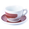 Чашка cappuccino large 260 мл Brown stroke B "Verona Millecolori Hand Painted Brush stroke B Brown w