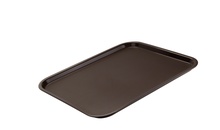 Піднос із поліпропілену коричневий 420х355 мм