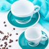 Чашка cappuccino large 260 мл Green stroke B "Verona Millecolori Hand Painted Brush stroke B Green w
