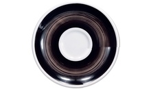 Блюдце 18 см jumbo Black для серий "Verona/Torino/Roma Millecolori Hand Painted"