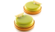 KIT TARTE RING ROUND D120 MM Форма силіконова Ø 105 h17 mm + 2 кільця  (Ø 120 h20 mm) - 1*2 форма в