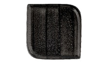 CW-BL-AR-30-KR Блюдо квадратне 23х23 см (діагональ 30 см), декор Black, серія "Cowry"