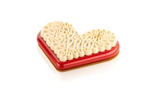 LEVEL HEARTS 580 Форма силіконова "серце" (основа 210х173 h 21 мм, верх 190х155 h 12,5 мм) 580 мл +