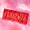 Форма для шоколада "I love you" 118x50x8 мм, 1х4/40  г.