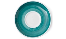 Блюдце Millecolori Hand Painted Green Teal 14,5 см для серий "Verona/Torino/Bari/Palermo"