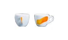 Чашка Large Cappucino 260 мл Yellow stroke A "Verona Millecolori Hand Painted Single Brush st