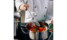 Кастрюля низкая с крышкой 28х13 см, 8 л