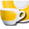 Чашка espresso 75 мл Yellow stroke A "Verona Millecolori Hand Painted Single Brush stroke A Yellow w
