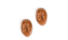 MA1075 Форма  для шоколаду "Coffee Bean" 38 x 25 мм,  h 14 мм (24 шт) - 8,5 г