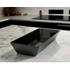 Блюдо прямоугольное из меламина 49,7×19,3×7,5 см черное