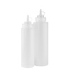 Бутылка для соусов без мерной шкалы прозрачная 710 мл