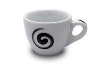 37175 Чашка espresso 75 мл Aria Black "Verona Millecolori Hand Painted Aria Black with Staffage Blac