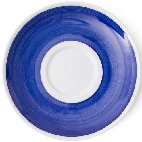 34421 Блюдце caffe latte 16,7 см Blue для серій "Verona/Torino/Roma Millecolori Hand Painted"