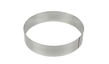 Форма круглая из нержавеющей стали 20х4,5 см