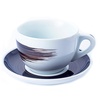 35132 Чашка cappucino large 260 мл Black stroke B "Verona/Palermo Millecolori Hand Painted Single Br
