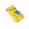 Трубочка для коктейлю кругла з гофрою асорті 4 кольори неон 6×240 мм 100 шт