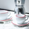 38188 Чашка espresso 75 мл Pennellessa Red rims серія "Verona Millecolori"