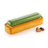 KIT TARTE RING RECTANGULAR 120x35 MM Форма силіконова 107 x 23 h12 mm + 6 прямокутних кілець  (120 x