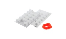 Форма силиконовая "PUZZLE 30" 42x34х28 мм+каттер
