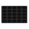 SQ091 Форма силіконова 600x400 мм Oval savarin 88 x 60 h 35 мм (25шт.)